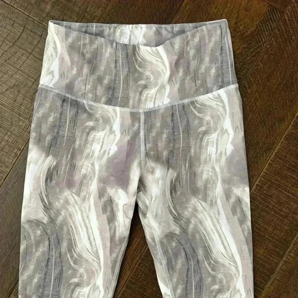 Varley High Rise Full Length Century Canvas Marble Leggings - Picture 4 of 9